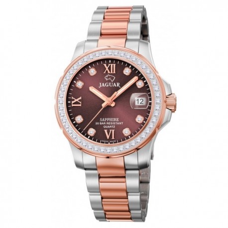 RELOJ SUIZOJAGUAR EXECUTIVE DAME MARRÓN