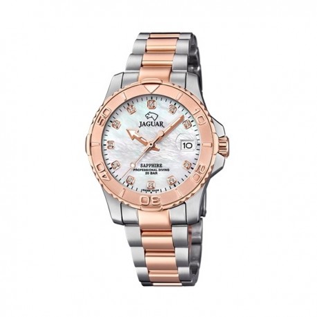 RELOJ SUIZO JAGUAR COUPLE DIVER NACARADO