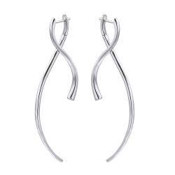 Pendientes de plata de la colección Piazza de Durán Exquse