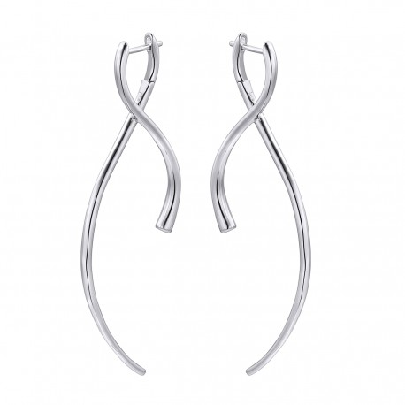 Pendientes de plata de la colección Piazza de Durán Exquse