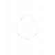 NECKLACE with 3 medium Pearls (pearls ø 7 mm)