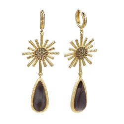 Pendientes de plata de la colección Stella