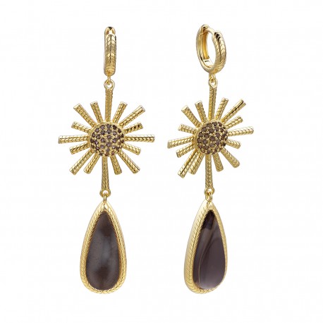 Pendientes de plata de la colección Stella