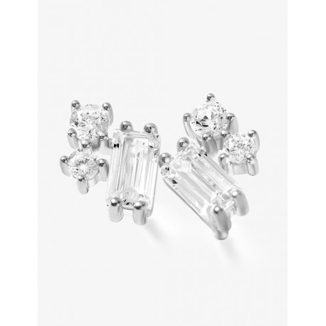 Pendientes Silver Harmony Twist