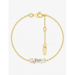 Pulsera Harmonie Twist chapada en oro