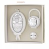 SET PINZA+P.CHUPETES+MEDALLON ANGEL GUARDA