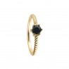 Anillo De Plata Dorada Pretty Jewels De Durán Exquse