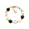 Pulsera De Plata Dorada The New Black